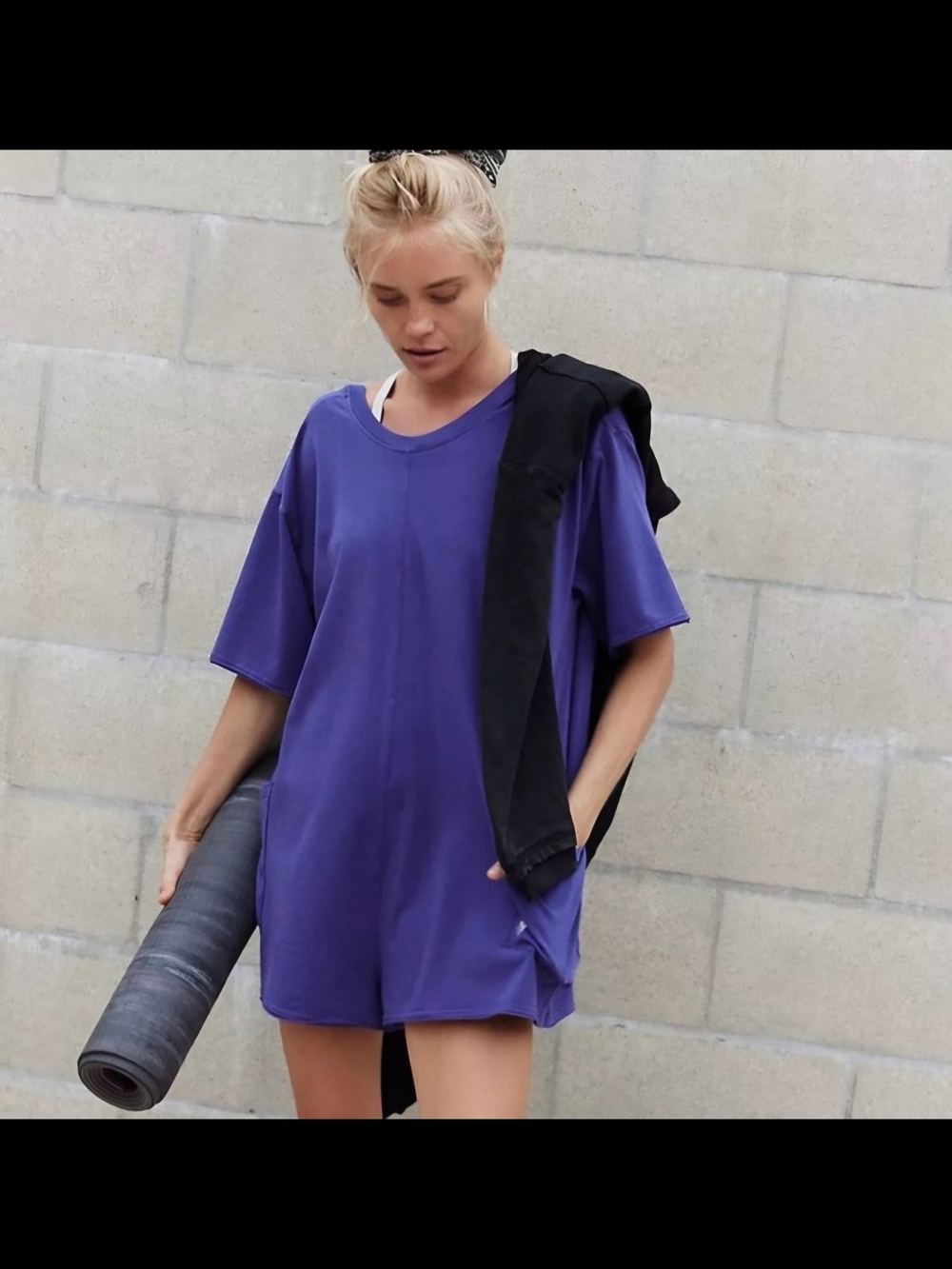 NWT! Free People Hotshot Tee Romper - Picture 3 of 6